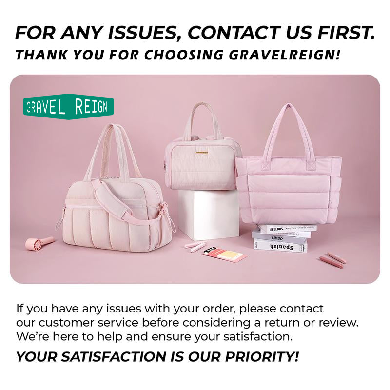 Gravelreign Crush 4-in-1 Puffy Multi-Functional Toiletry Bag for Women β Large Capacity Travel Organizer with 4 Compartments Outdoorfun Makeup Pouch SpringStatements