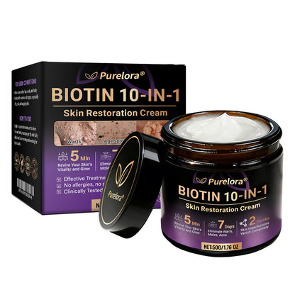 Made and Shipped from the UK 🍁 Purelora® Biotin 10-in-1 Skin Repair Cream — Last Day of Sale: 75% Off