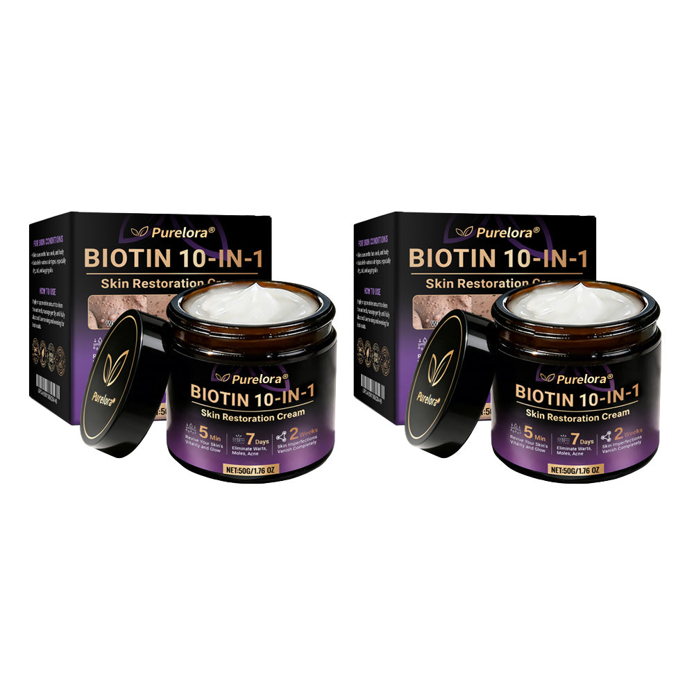 Made and Shipped from the UK 🍁 Purelora® Biotin 10-in-1 Skin Repair Cream — Last Day of Sale: 75% Off