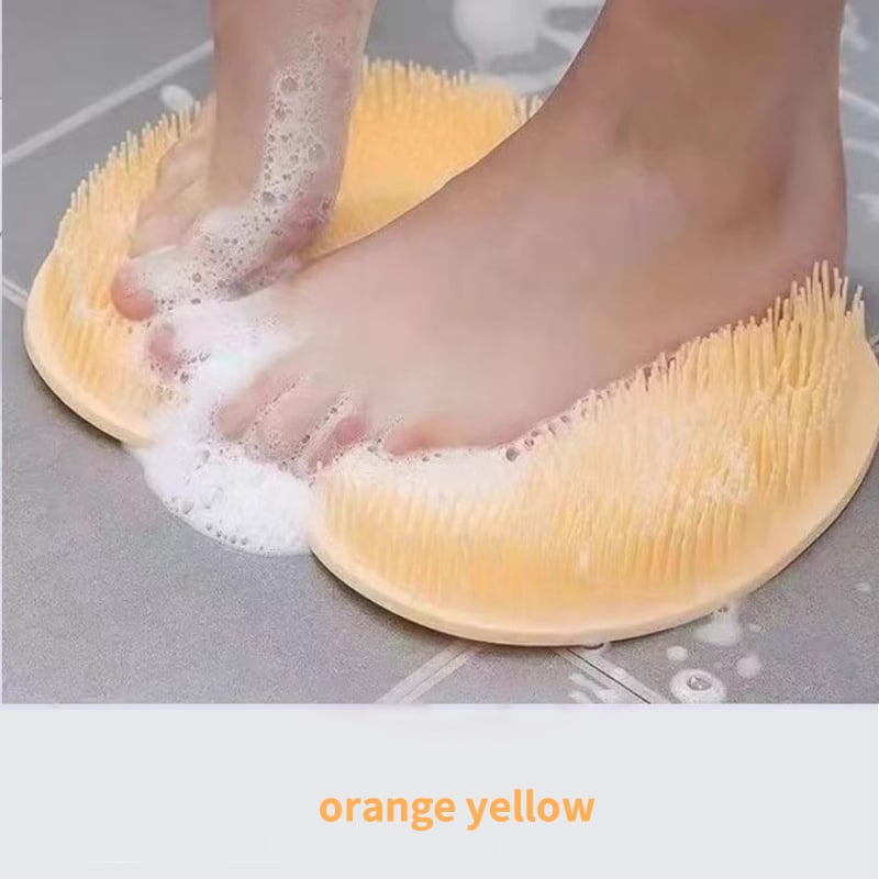 🏆Flash Sale⚡ 50K+ SOLD! Almost Gone-💥Silicone Shower Foot Scrubber Mat,Best gifts